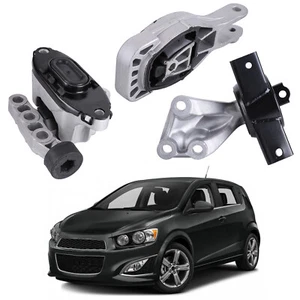 3X ENGINE MOTOR MOUNTS AUTOMATIC TRANSMISSION FOR CHEVROLET SONIC 1.8L 13-16 USA - Picture 1 of 16