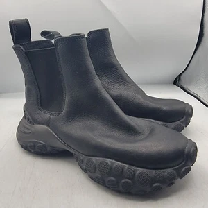 Camper Pelotas Mars Damen 8 schwarze Leder Chelsea Boots Mode Goth Rave - Bild 1 von 13