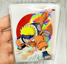 Naruto White 50x Holographic Foil Anime Trading Card Sleeves TCG CCG Pack 2002