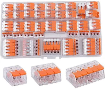75PC 221 415-412 Wire Block Terminals Clamp Electrical Connectors Cable Reusable - Image 1 of 4
