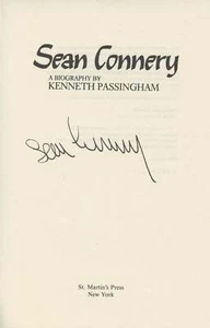 Connery, Sean. (1930–2020) Autograph Signature on Book Title Page - Picture 1 of 1