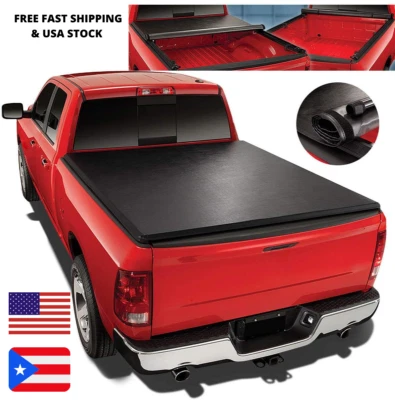 Крышка багажника 2002-2009 Dodge Ram 1500/2500/3500 6,5 футов грузовик мягкий сворачивающийся новый - Изображение 1 из 4