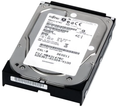 Hard Drive Fujitsu CA06778-B23700FS MBA3147RC 146GB 15000U/Min SAS 3.5'' Inch - Image 1 of 3