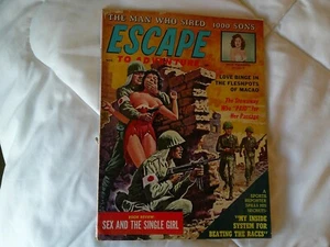 Mans ESCAPE TO ADVENTURE Pulp Magazine Nov.,1962 Cheesecake Pinups Revenge Vol 5 - Imagen 1 de 2