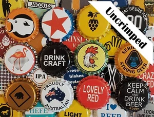 3,000 Vintage Beer Bottle Crown Caps (((700+ Designs!))) Uncrimped, Never Used - Picture 1 of 9