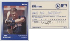 1990 Star New Brittain Red Sox Jeff Bagwell #1 HOF