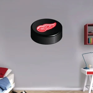 Disco de hockey Detroit Red Wings logotipo NHL arte decoración de pared pegatina - 12"" o 25"" - Imagen 1 de 1