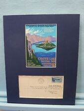 Crater Lake National Park & First Day Cover of its own stamp issued in 1934