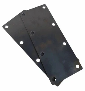 TRAILER PARTS SUSPENSION MOUNTING PLATES FOR 500 KG UNITS - 3MM 8 HOLE FIXING - Picture 1 of 3