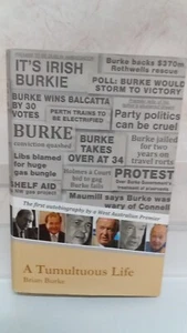 A Tumultuous Life hardcover book by Brian Burke - Signed - Picture 1 of 2