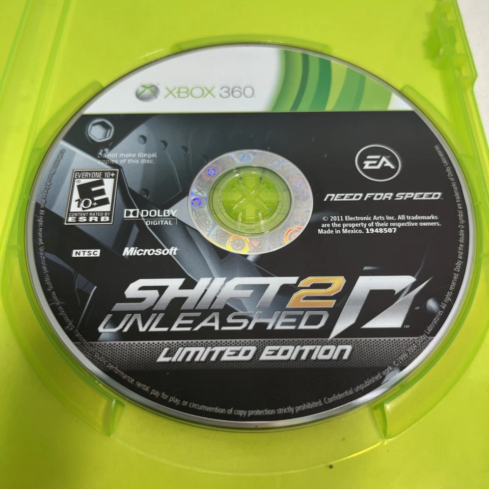 Shift 2: Unleashed, Limited Edition (XBOX 360, 2011) ~ Disk Only - Image 1 of 1