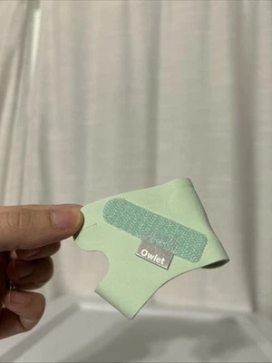 Monitor inteligente Owlet tamaño 12 libras calcetín repuesto azul Foto 1 de 3