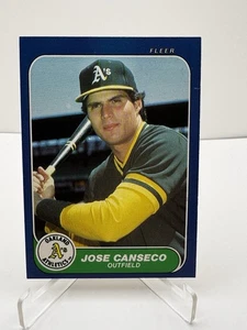 1986 Fleer Update #U-20 Jose Canseco Oakland Athletics ROOKIE CARD - Bild 1 von 2