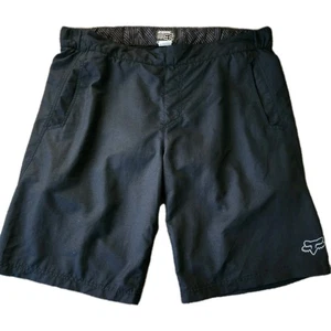 Fox Racing Padded Shorts Mens 38 Black Cargo Utility Technical Racing Moto Bike - Picture 1 of 9