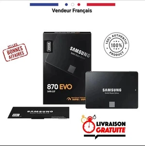 Disque SSD Samsung 870EVO 2TB – SATA III 2,5 Ultra rapide avec grande capacité - Afbeelding 1 van 8