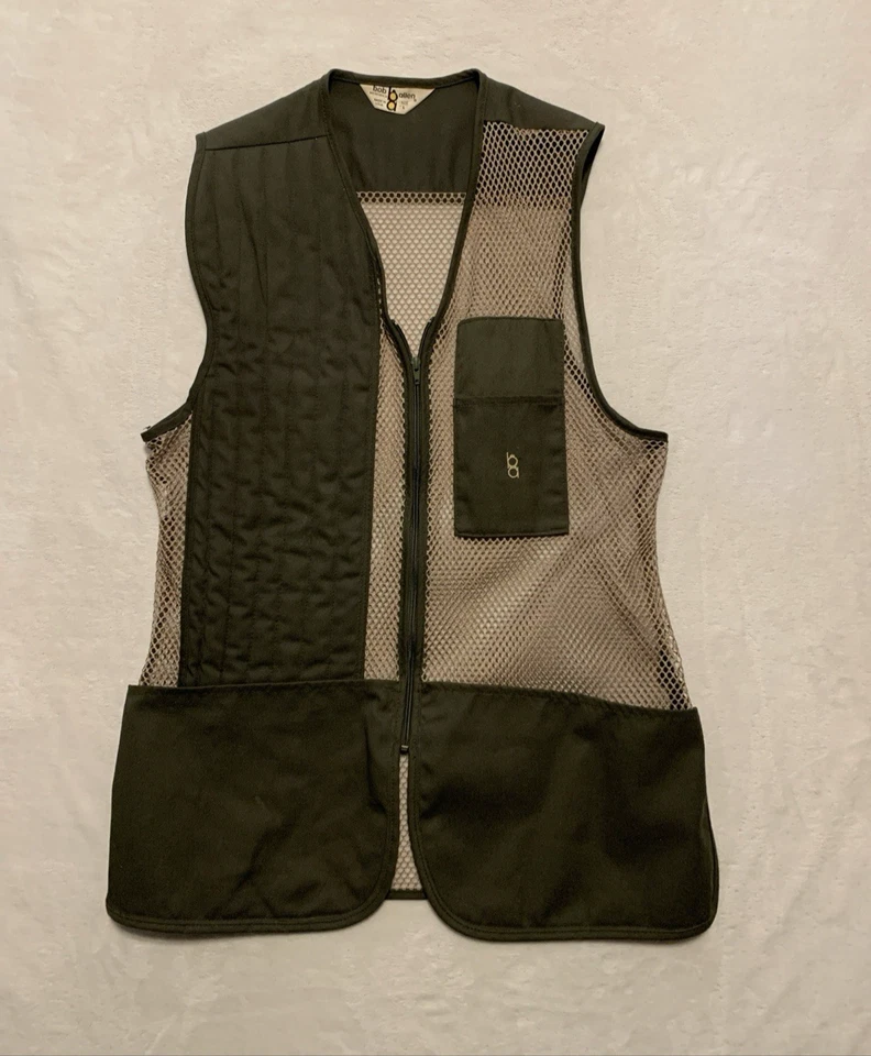 Bob Allen Shooting Vest Large Mesh Canvas USA Padded Shoulder Hunting Utility - Image 1 of 4