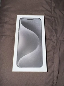 Original BOX for Black APPLE iPhone 15 Pro Max iPhone Box (Empty) - Photo 1 sur 11