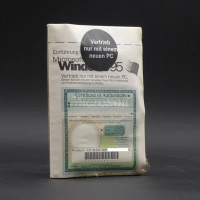 Microsoft Windows 95 - Lizenz - Handbuch - CD - Neu - Verschweißt - Bild 1 von 3