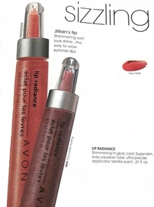 Avon LIP RADIANCE RACY ROSE Shimmer HI-Lipgloss Vanille Duft NOS versiegelt - Bild 1 von 4