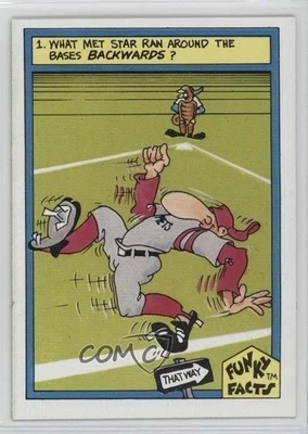 1976 Funky Facts Weird World of Baseball Goofy Home Runs #18 - Image 1 of 2