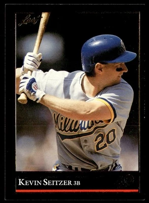 1992 Leaf Black Gold Kevin Seitzer Milwaukee Brewers #399 - Image 1 of 2