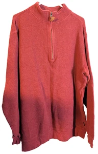 Woolrich Herren Pullover rot 1/4 Zip XL gebraucht - Bild 1 von 5