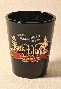 Vintage Jack Daniel's Gold Medal Schnapsglas Schwarz Whiskey Schnaps Design S86 - Bild 1 von 2