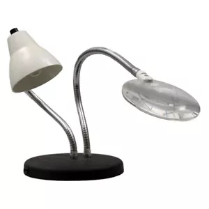 2X Combination High Intensity Desk Table Lamp with Magnifier - Picture 1 of 1