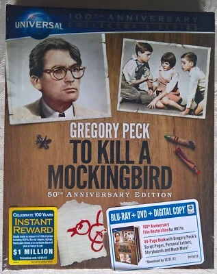 To Kill a Mockingbird 50th Anniversary Edition OOP Digibook (Blu-ray+DVD) - New - Image 1 of 4