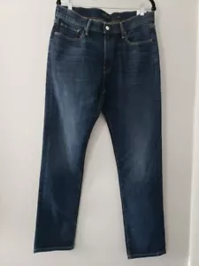 🍀Lucky Brand Jeans Mens 32x32 410 Athletic Slim Dark Blue Denim🍀 - Picture 1 of 14