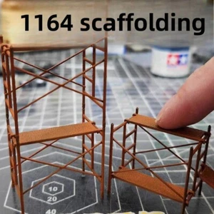 Diorama 1/64 Scaffolding Model Garage Construction Site Scene Prop Accessory - Picture 1 of 16