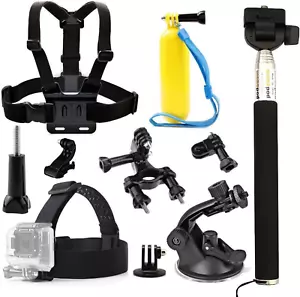 Kit de Accesorios para Cámara de Acción Compatible con GoPro Hero 12 11 10 9 8 - Imagen 1 de 12