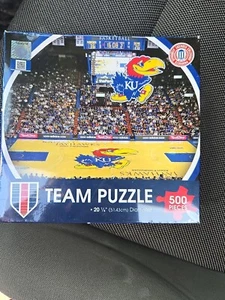 Kansas Jayhawks Jigsaw Puzzle 500 Pieces WinCraft Licensed New In Package - Picture 1 of 2