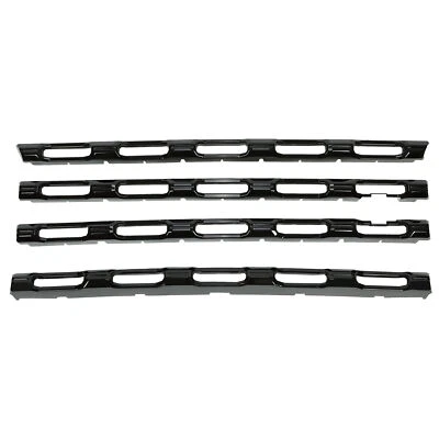 Gloss Black Painted For Chevy Silverado 2500 3500 HD 20-23 Grille Insert Overlay Foto 1 de 4