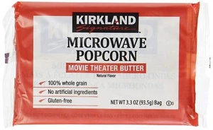 44 Bags Microwave Popcorn "Movie Theater Butter from Kirkland Signature - Picture 1 of 5