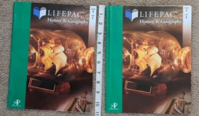 Alpha Omega History & Geography LIFEPAC by Wheeler 301 & 302 1996 MINT Condition - Image 1 of 4