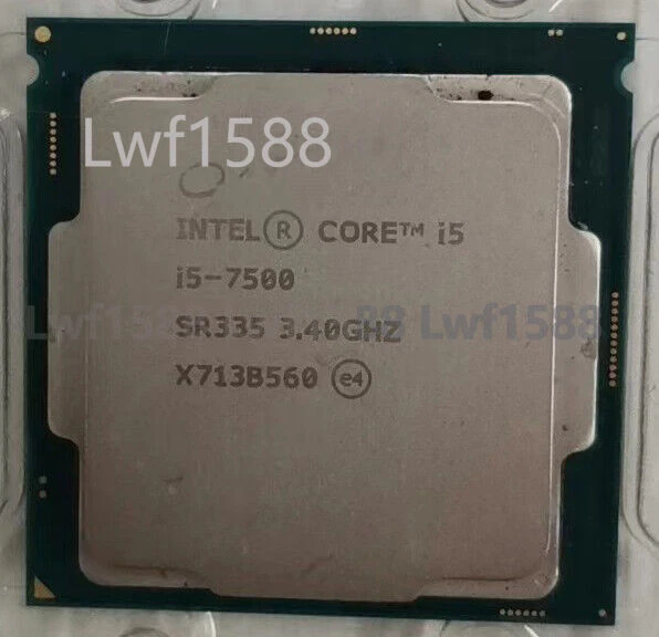 Intel Core i5-7500 3.4GHz quad-core SR335 LGA1151 socket CPU processor i5-7500 - Image 1 of 1