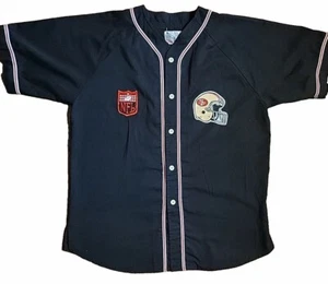 Camiseta de béisbol de colección rara de los San Francisco 49ers para hombre talla X grande vintage de la NFL - Imagen 1 de 9