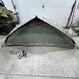 US Military ACU Tent Combat Shelter System One-Person Very Good Complete - Picture 1 of 15