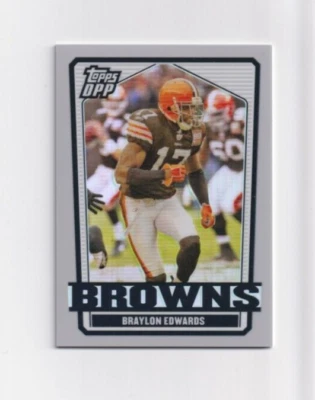 2007 Topps DPP  CHROME SILVER REFRACTOR # 84 Braylon Edwards BROWNS 062/125 - Image 1 of 2