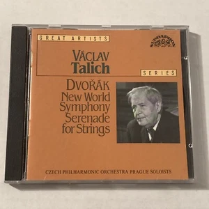 Dvorak New World Symphony 9 Serenade Strings Vaclav Talich CD 1988 Full Silver - Picture 1 of 4