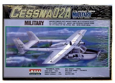 1:72 ARII Cessna 02A Aircraft Series Plastic Model Kit A706 ~ New in Sealed Box - Image 1 of 3