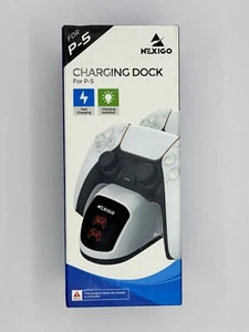 NexiGo Dobe Upgraded PS5 Controller Charger, Dual Charing Station with LED - Picture 1 of 9