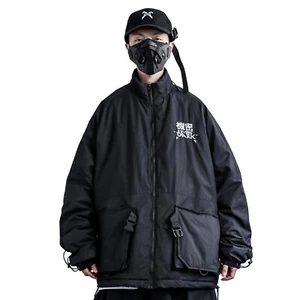 Niepce Men's Blackout Water-Resistant Winter Jacket With Removable Hoodie - Picture 1 of 7