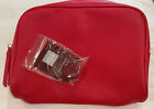 SKII Pouch Makeup Bag Pouch Red Travel w/ R.N.A Power Radical New Age 2.5 ml