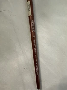Sceptre Paint Brush #6 Winsor & Newton 101 & GOLD made in ENGLAND New - Foto 1 di 10