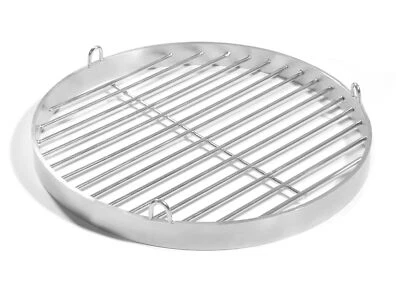 GRILLTANTE 40cm Grill mit Halteösen, Edelstahl V2A Schwenkgrill, Schwenker Grillrost