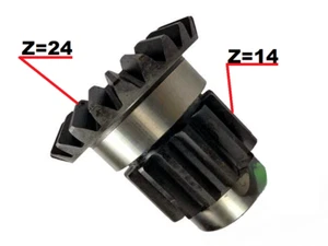 Rear axle semi-axle gear (D-65), tractor model 600/611/615/650/652/8040/UMZ - Picture 1 of 5