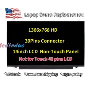 14.0'' For B140XTN02.D HW7A HD 1366x768 LCD LED Display Screen Replacement New - Picture 1 of 5