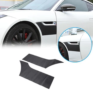 Car Air Vent Fender Panel Sticker Carbon Style Decals For Jaguar F-TYPE 2013-22 - Picture 1 of 12